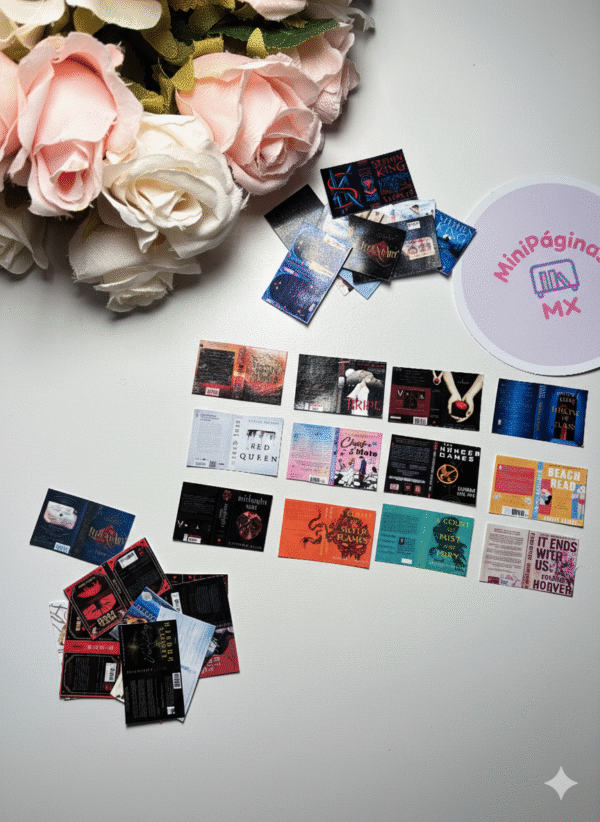 MINI STICKERS PARA PORTADAS DE LIBROS